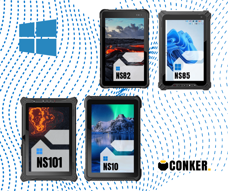 Red Window Tablets Rugged Windows Tablets | Windows 10 or 11 | 3yr Warranty